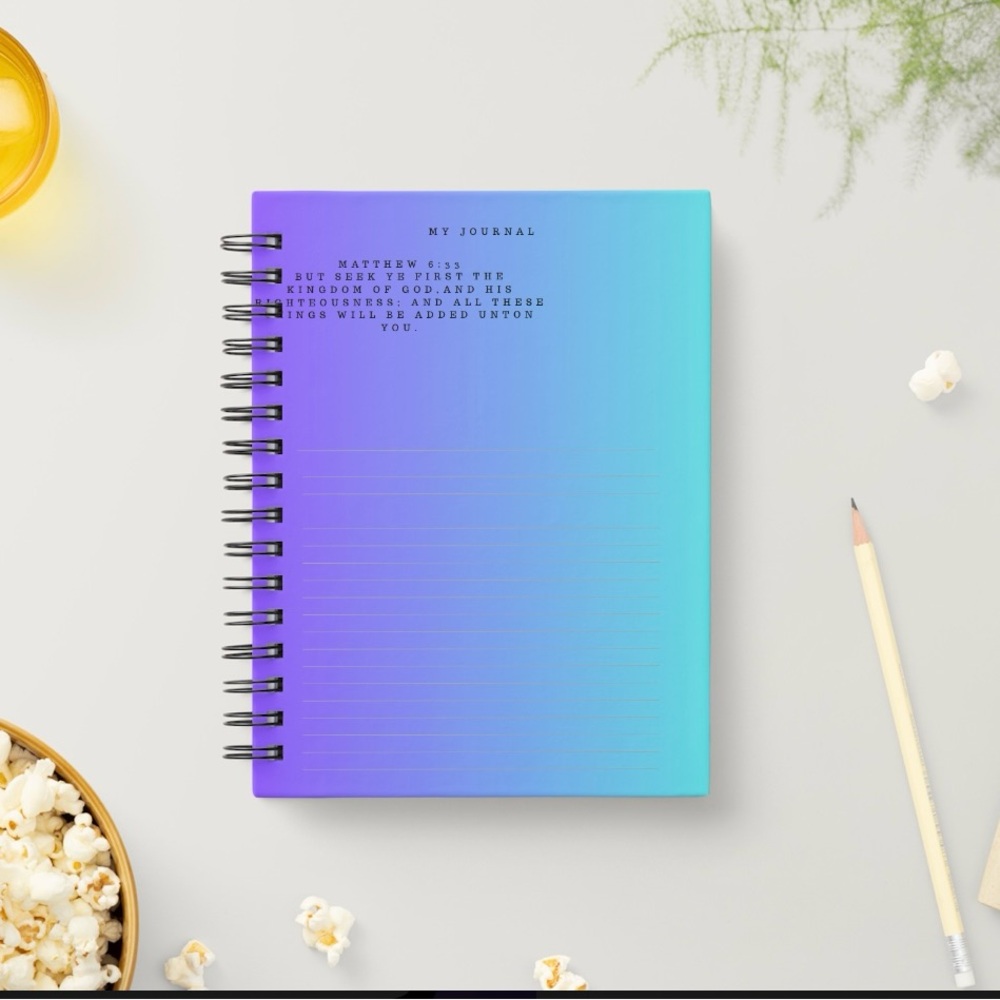 Gradient Spiral Notebook
